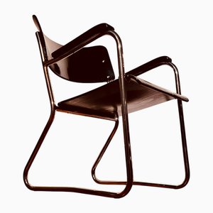 Bauhaus Mod. Poltrona RS53 di H. & B. Rasch per Mauser Werke, Germania, 1934