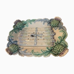 Piatto di asparagi vintage