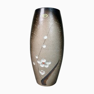Japanese Ikebana Flower Vase by Shigaraki, 1980s