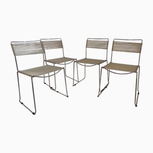 Spaghetti Chairs attributed to Giandomenico Belotti for Alias, 1970s, Set of 4
