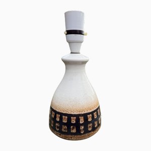 Vintage Table Lamp in Stoneware from Iden Rye Pottery, 1970s