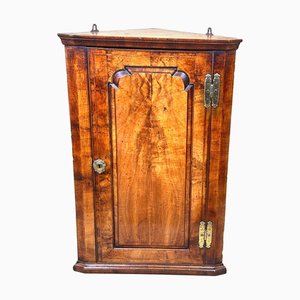 Early 18th Century Walnut Corner Cupboard, 1710
