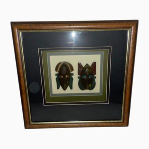 Framed African Mask, 1980s