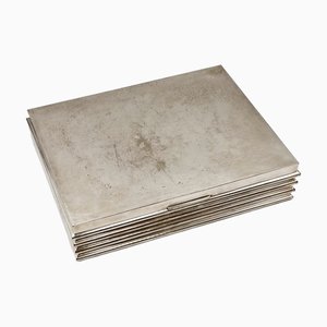 Coffret à Bijoux 20ème Siècle en Plaqué Argent