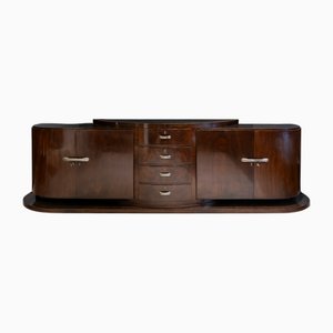 Large Art Deco Dresser in Walnut, 1920s