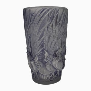 Vaso Galli e piume di R. Lalique, 1928