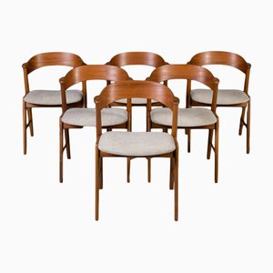 Mid-Century Danish Modern Teak Chairs from K/S Mobelfabrik, 1960s, Set of 6