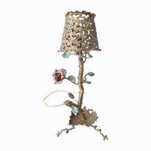 Wrought Iron Gold Lamp