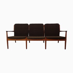 Teak Three-Seater Sofa by Svend Aage Eriksen for Glostrup, 1960s