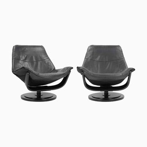 Flight High Lounge Chairs by Takashi Okamura for Nelo, 1970s, Set of 2