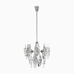 Kronleuchter Lampe von Oscar Torlasco für Stilkronen, 1960er