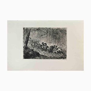 Edwin Forbes Forbes, Épisode de la Guerre d'Amérique, Etching, 1870s