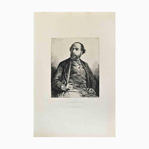 Charles Jaque, M.J. Luquet, Etching, 1870s