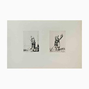 Alfred Cadart, Dans la Rue, Etching, 1870s