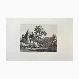 Henri de Gourcy, Château de Neuvie, Etching, 1870s