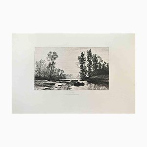 Tancrède Abraham, La Jouane, Etching, 1870s