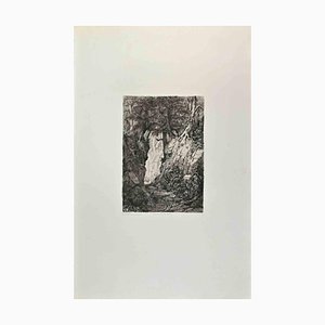 Charles-André Malardot, Environs de Metz, grabado, década de 1870