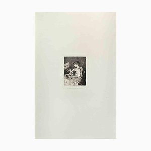 Charles Chaplin, Les Bulles de Savon, Etching, 1870s