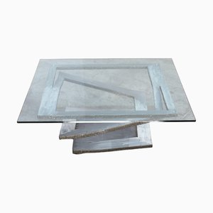 Mesa de cóctel Fleur De Fer atribuida a Maurice Barilone para Roche Bobois