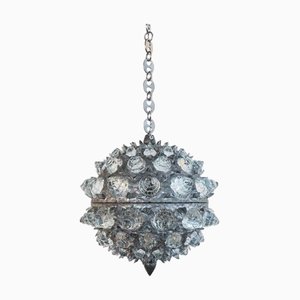 Brutalist Lanterna Sculptural Globe Ceiling Light by Campanella