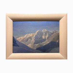 Camillo Galizzi, Monte Rosa, 1920er, Gemälde, Gerahmt
