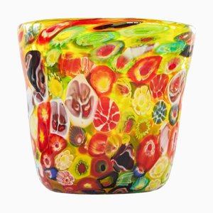 Murano Art Glass Vase from Millefiori, 1970s