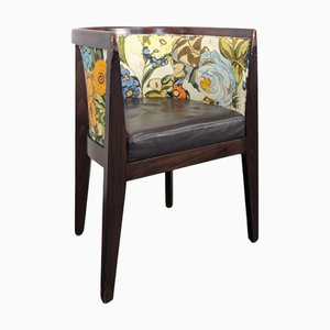 Floral Pattern Restaurant Armchair