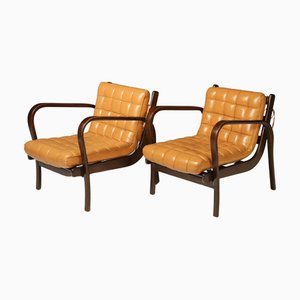 Set of Armchairs by Karel Kozelka and Antonín Kropáček for Interior Prague, 1940s