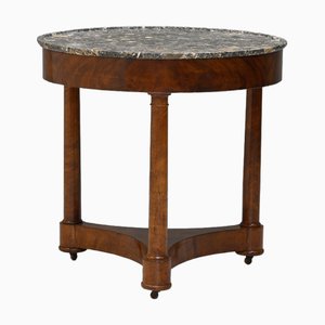 Französischer Beistelltisch aus Mahagoni, 1860er