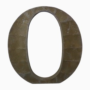 Large Industrial Letter O in Aluminum, 1960s