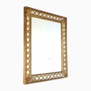 20th Century Golden Mirror from Maison Roche, France, 1960s