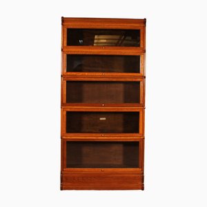 Wernicke Globe Bookcase in Blond Oak