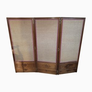 Schermo per la privacy a tre ante a doppia faccia o divisorio