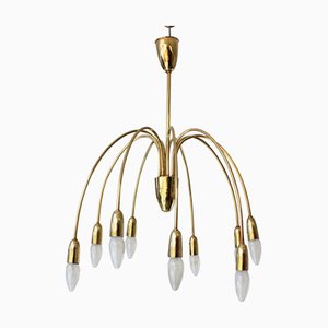 Lustre Firework en Laiton par Rupert Nikoll, 1950s