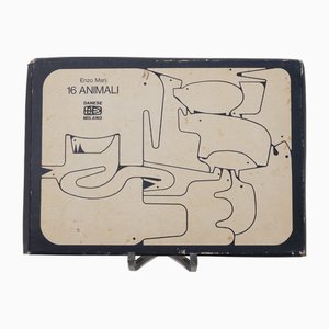 Puzzle Animals di Enzo Mari per Danese Milano, set di 16