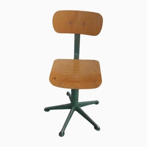 Swivel Stool with Backrest, 1970