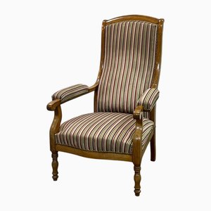 Voltaire Armchair in Cherrywood, Late 19th Century