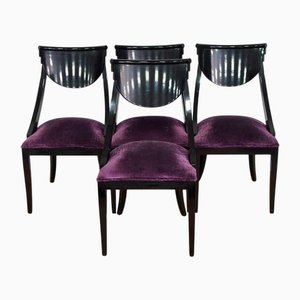 Gondola Dining Chairs by Pietro Costantini, Italy, 1980s, Set of 4