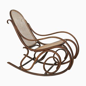 Embossed Rocking Chair by Michael Thonet, 1920s