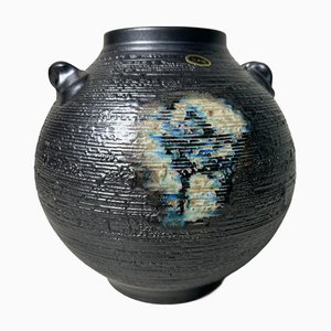 Japanese Ikebana Flower Vase from Shigaraki Ware, 1970s