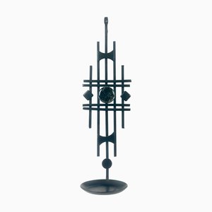 Danish Modernist Iron & Glass Wall Candleholder from Dantoft, 1960s