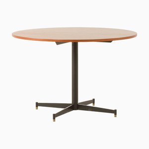Italian Round Teak Dining Table in the style of Gio Ponti, 1960s