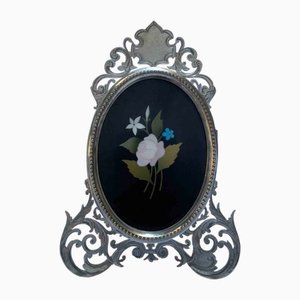 Table Frame with Flower Shop, Early 1900s