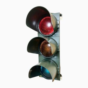 Grüne italienische Vintage Ampeln, 1980er