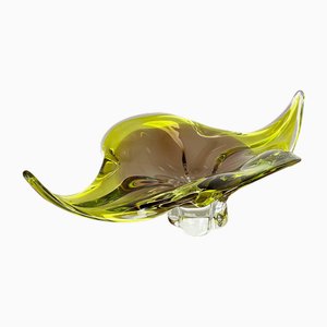 Schale aus Muranoglas mit Schale aus Muranoglas, Italien, 1970er