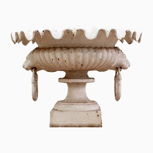 19th Century French Cast Iron Urn