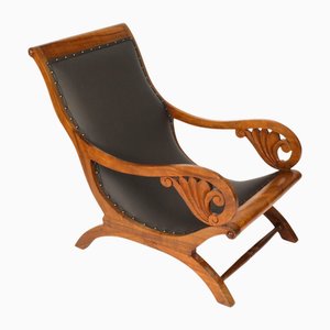 Anglo Indian Teak Plantation Chair, 19. Jh., 1890er