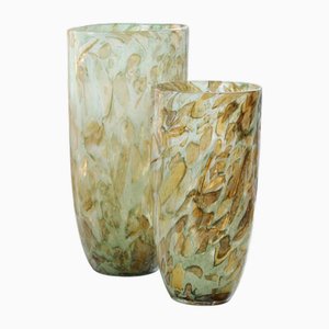 Olive Vases, Set of 2
