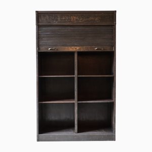 Antique Roll-Front Archive Cabinet from Strafor, 1920s