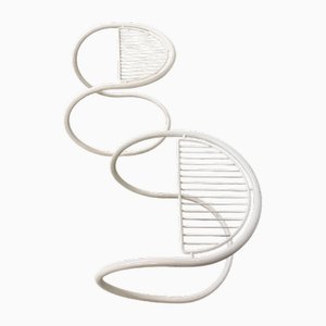 Space-Age Steel Nighstands, 1970s, Set of 2